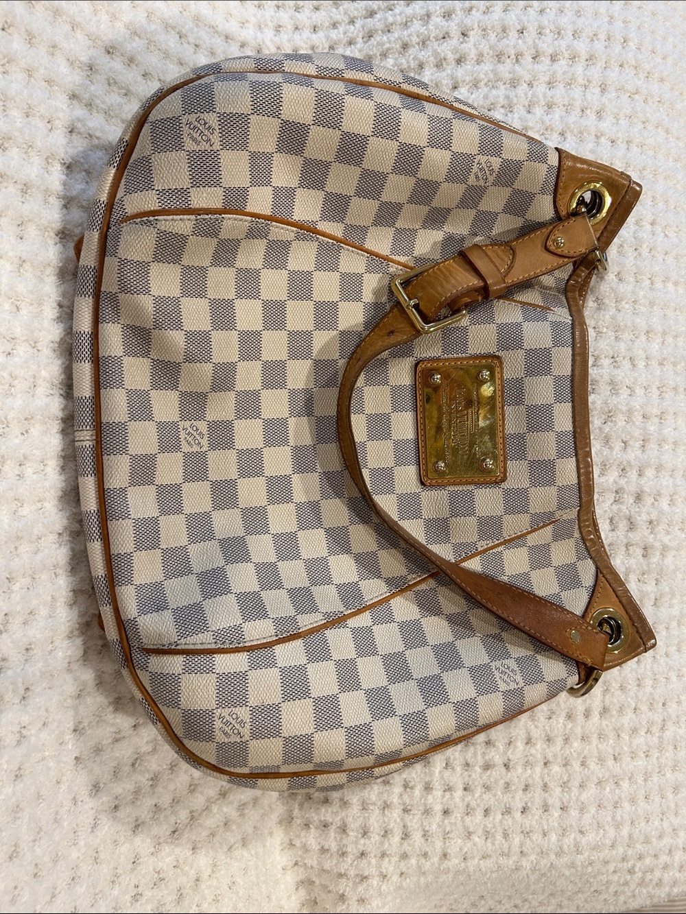Louis Vuitton Authentic Galliera PM Damier Azur